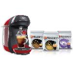 Machine A Expresso Machine a dosette BOSCH TASSIMO HAPPY TAS1003 Rouge