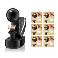 Machine A Expresso KRUPS Nescafé Dolce Gusto Infinissima Noir + 6 boites de café bio. Offre antigaspillage YY5056FD
