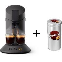 Machine A Expresso Machine a café dosette SENSEO Original Plus CSA210/63 noir + Canister offert