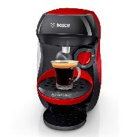 Machine A Expresso Machine a café multi-boissons - BOSCH - TASSIMO - T10 HAPPY - Rouge et anthracite