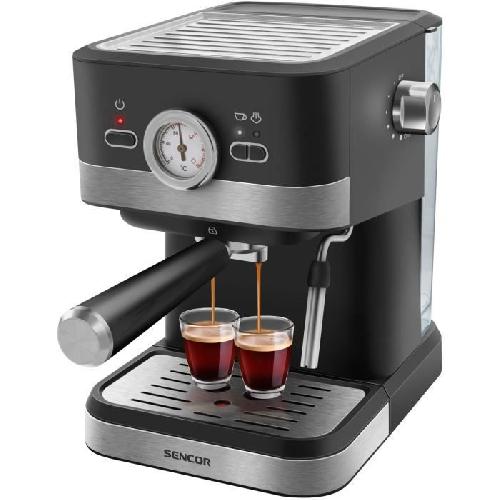 Machine A Cafe Expresso Broyeur Machine a expresso - SENCOR - SES 1721BK - 1050 W - 20 bars - Noir