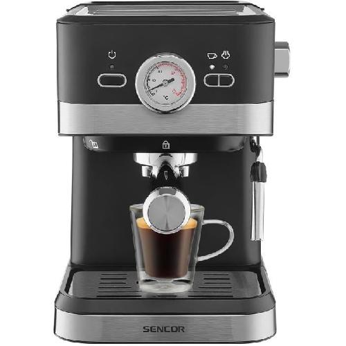 Machine A Cafe Expresso Broyeur Machine a expresso - SENCOR - SES 1721BK - 1050 W - 20 bars - Noir