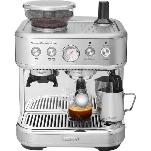 Machine A Cafe Expresso Broyeur Machine a expresso - SENCOR - SES 6010SS - 15 bars - Broyeur a café - 250 g de grains - Inox