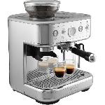 Machine A Cafe Expresso Broyeur Machine a expresso - SENCOR - SES 6010SS - 15 bars - Broyeur a café - 250 g de grains - Inox