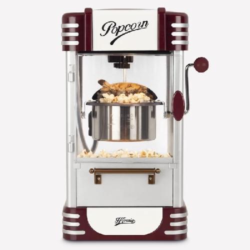 Machine A Pop-corn Machine a popcorn - HKoeNIG - Design retro - Capacité 50g - Lumiere intérieure