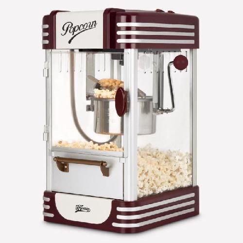 Machine A Pop-corn Machine a popcorn - HKoeNIG - Design retro - Capacité 50g - Lumiere intérieure