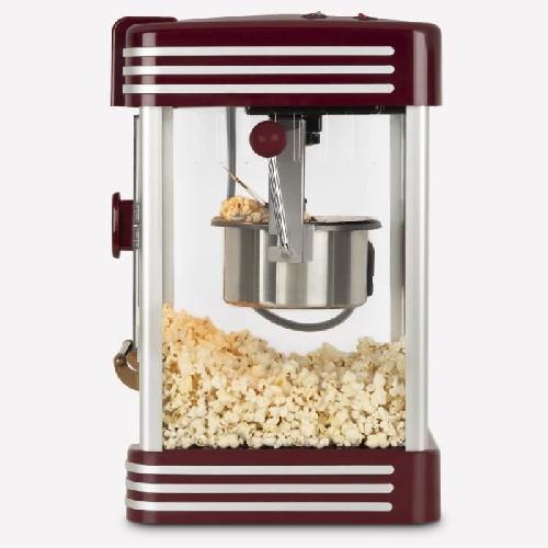 Machine A Pop-corn Machine a popcorn - HKoeNIG - Design retro - Capacité 50g - Lumiere intérieure