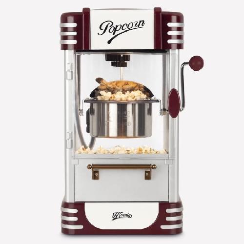 Machine A Pop-corn Machine a popcorn HKoeNIG - POP330 - Design retro - Capacite 50g - Lumiere interieure de maintien au chaud - 360W