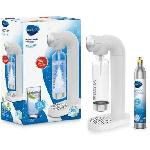 Gazeificateur - Machine A Sodas Machine a soda BRITA - SodaONE Blanche - 1 Bouteille 1L et 1 Cylindre de CO2 inclus
