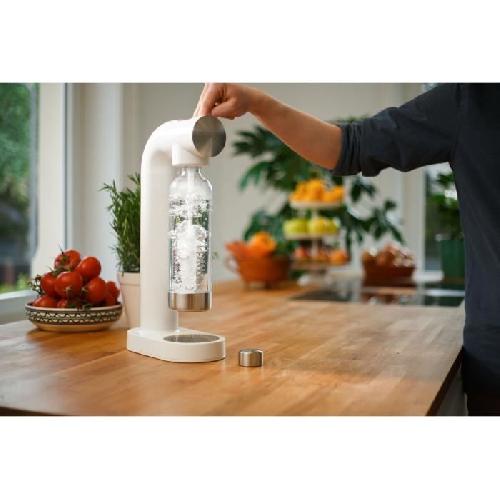 Gazeificateur - Machine A Sodas Machine a soda BRITA - SodaONE Blanche - 1 Bouteille 1L et 1 Cylindre de CO2 inclus