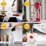 Gazeificateur - Machine A Sodas Machine a soda et eau petillante SODASTREAM - ART Mandarine - 1 bouteille compatible lave-vaisselle - 1 recharge de gaz 60L