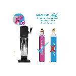 Gazeificateur - Machine A Sodas Machine a soda et eau petillante SODASTREAM - ART Noire - 2 bouteilles compatible lave-vaiselle - 1 recharge de gaz 60L