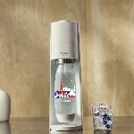 Gazeificateur - Machine A Sodas Machine a soda et eau petillante SODASTREAM - TERRA Blanche - 2 bouteilles dont 1 FUSE edition France - 1 recharge de gaz 60L