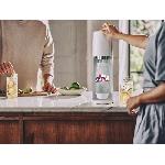 Gazeificateur - Machine A Sodas Machine a soda et eau petillante SODASTREAM - TERRA Blanche - 2 bouteilles dont 1 FUSE edition France - 1 recharge de gaz 60L