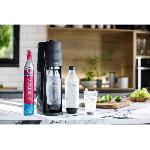Gazeificateur - Machine A Sodas Machine a soda et eau petillante SODASTREAM - TERRA Noire - 2 bouteilles compatible lave-vaisselle - 1 recharge de gaz 60L