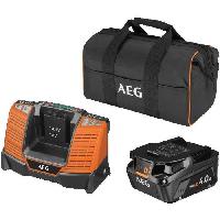 Machine Outil AEG - 1 batterie Pro lithium 18V 4.0 Ah HIGH DEMAND. chargeur. en sac - SETL1840SHD