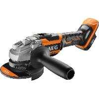 Machine Outil AEG - Meuleuse 125 mm 18V BRUSHLESS. 11000 tr/min. sans batterie ni chargeur. en carton - BEWS18-125BL-0