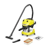 Machine Outil Aspirateur eau et poussiere KARCHER WD 4 P S V-20-5-22 - Cuve inox 20 L - 1000W