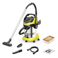 Machine Outil Aspirateur eau et poussiere KARCHER WD 6 P S V-30-6-22-T - Cuve inox 30 L - 1300W