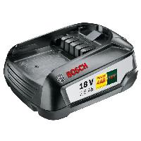 Machine Outil Batterie lithium-ion Bosch - 18 V 2.5 Ah - Li-ion - Grande autonomie - Sans effet memoire