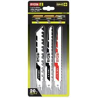 Machine Outil Lames RYOBI OnePlus pour scie sabre sans fil - Lot de 3 - HSS bimetal - 152 mm