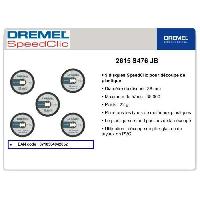 Machine Outil Lot de 5 disques DREMEL S476 EZ SpeedClic pour découper les plastiques et PVC - Ø 38mm. épaisseur 1.2mm