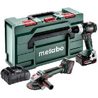 Machine Outil Machines sans fil Set - METABO - Combo Set 2.9.4 18 V - MetaBOX 165 L