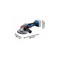 Machine Outil Meuleuse angulaire Bosch Professional X-LOCK GWX 18V-10 sans batterie - Diametre disque 125 mm - 06017B0100