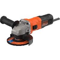 Machine Outil Meuleuse d'Angle Filaire BLACK+DECKER BEG010-QS - 710W - Poignee Laterale 3 Positions