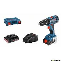 Machine Outil Perceuse a Percussion Bosch Professional GSB 18V-28 (couple:28/63/- Nm) + 2 batteries 2.0Ah + chargeur + L-Case - 06019H400B