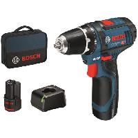 Machine Outil Perceuse-visseuse Bosch Professional GSR 12V-15 + 2 batteries 2.0Ah + Chargeur GAL 12V-20   - 060186810F