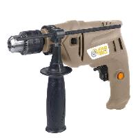 Machine Outil Perceuse visseuse devisseuse - Silverline - Drill driver - 500W - Batterie - A cle - Regulier