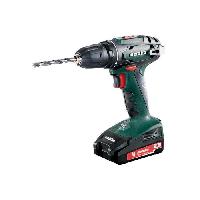 Machine Outil Perceuse visseuse - METABO - BS 18 - 18V - 2 batteries 1.5 Ah - Bois - Professionnelle