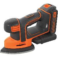 Machine Outil Ponceuse de detail sans-fil 18V BLACK+DECKER -Livree sans batterie- - BDCDS18N-XJ