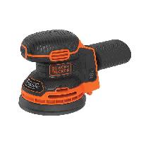 Machine Outil Ponceuse excentrique sans-fil 18V BLACK+DECKER - BDCROS18N-XJ - Performant - Conception ergonomique