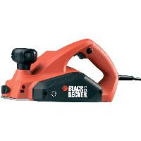 Machine Outil Rabot Filaire 650W BLACK+DECKER - 82mm -Livre avec un guide parallele + buse adaptateur pour aspirateur- - KW712-QS