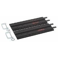 Machine Outil Rail de guidage pour scies circulaires - BOSCH - PKS 55 A / 66 A/AF - 2 rails de 700 mm - Plastique gris