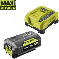 Machine Outil RYOBI - 1 batterie lithium+ 36V MAXPOWER 4.0 Ah et 1 chargeur rapide 6.0 A - RY36BC60A-140