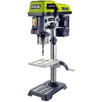 Machine Outil RYOBI - Perceuse a colonne 5 vitesses 390 W - vitesse de 510 a 2 430 tr/min - col de cygne 127 mm - mandrin a clé 13 mm - RDP102L