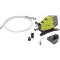 Machine Outil RYOBI - Pompe de transfert 18V ONE+ - 1 500 L/h - aspiration 2.5 m + tuyau 2.5 m. raccord rapide 18 mm. huile lubrifiante - R18TP-0