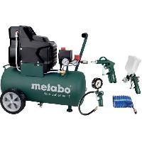 Machine Outil Set d'outils a air comprimé LPZ 4 - METABO - Basic 250-24 W OF - Poignée caoutchoutée