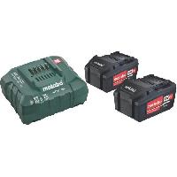 Machine Outil Set de base 2x5.2Ah Li-Power 18V en Boîte en carton - METABO - 685051000