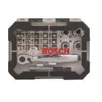 Machine Outil Set embout de vissage Bosch (Kit 26 pieces. Assortiment d'embouts de vissage avec cliquet)