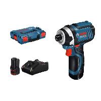 Machine Outil Visseuse a chocs Bosch Professional GDR 12V-105 + 2 batteries 2.0Ah + LBOXX 2600 tr/min - 06019A6977