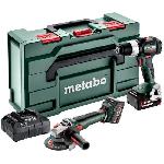 Machines sans fil Set - METABO - Combo Set 2.9.4 18 V - MetaBOX 165 L