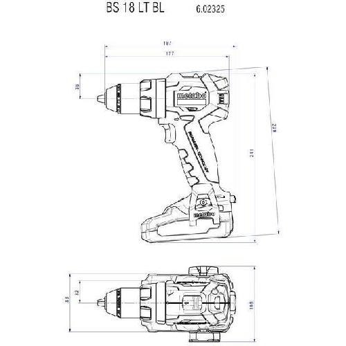 Pack De Machines Outil Machines sans fil Set - METABO - Combo Set 2.9.4 18 V - MetaBOX 165 L