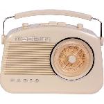 Radio Cd - Radio Cassette - Fm MADISON MAD-VR60 - Radio retro - Bluetooth. Radio FM. Entree MP3 - Reglage de tonalite