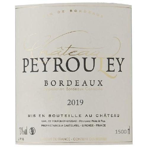 Vin Rouge Magnum Château Peyrouley  Bordeaux - Vin rouge de Bordeaux