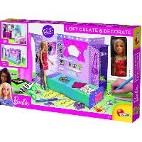Maison - Accessoire Maison Poupee Loft a monter et a décorer éco responsable - Barbie - en carton rigide avec poupéé Barbie - LISCIANI
