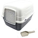 Bac A Litiere Maison de toilette - AIME - 905063 - Queen - 52x40x39 cm